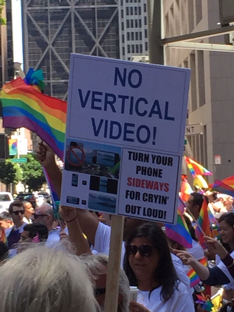 Important sign seen at the San Francisco Pride Parade today