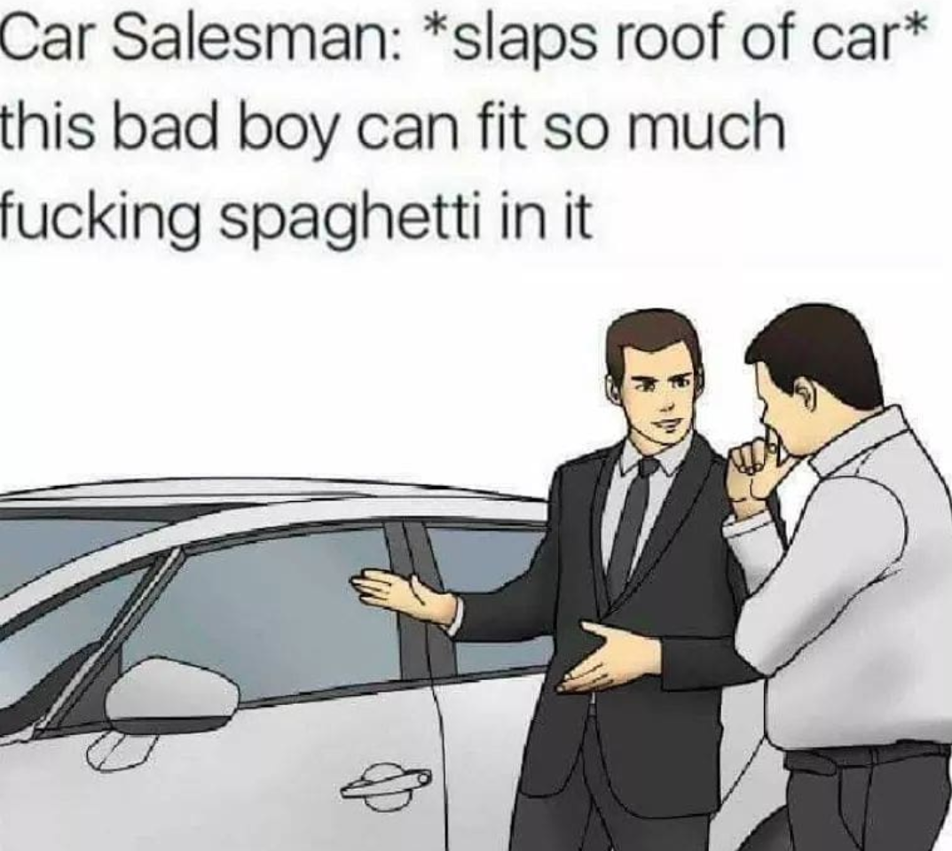 Cant forgetti the spaghetti