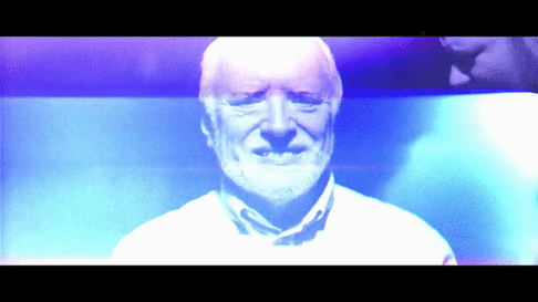 just sit and smile Harold