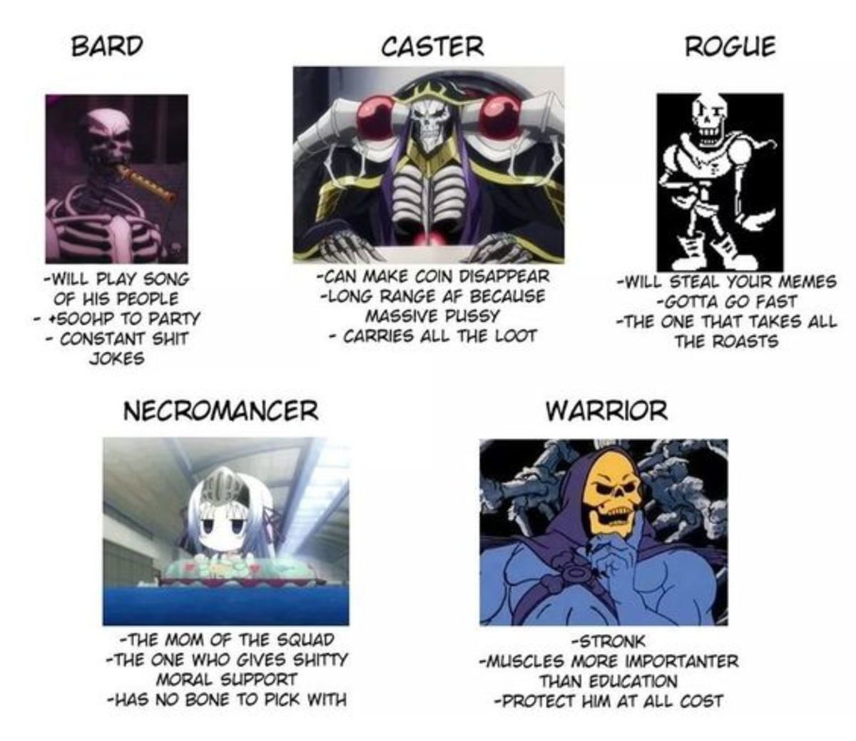 Never SPOOK the pary