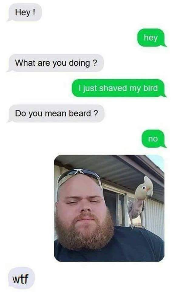 Shaving.