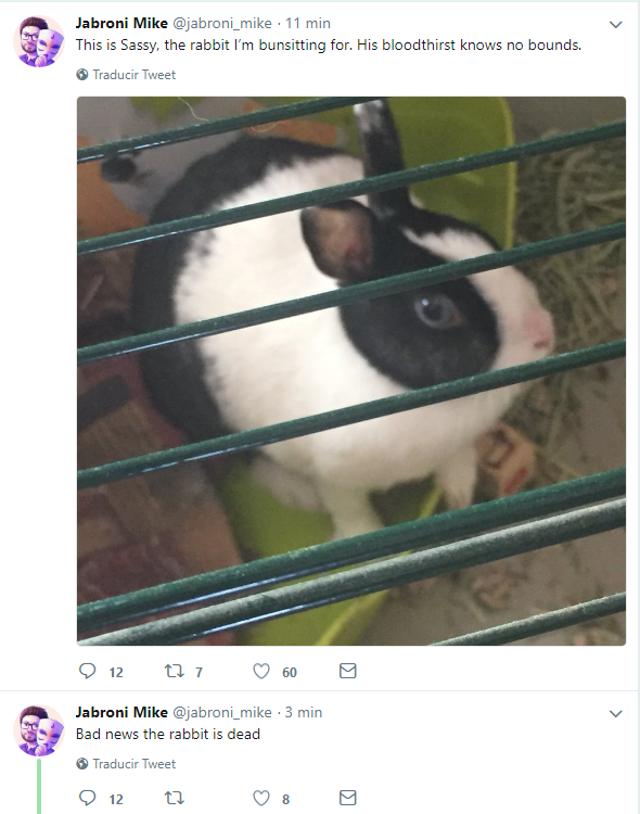 Sike, rabbit will be alive next season