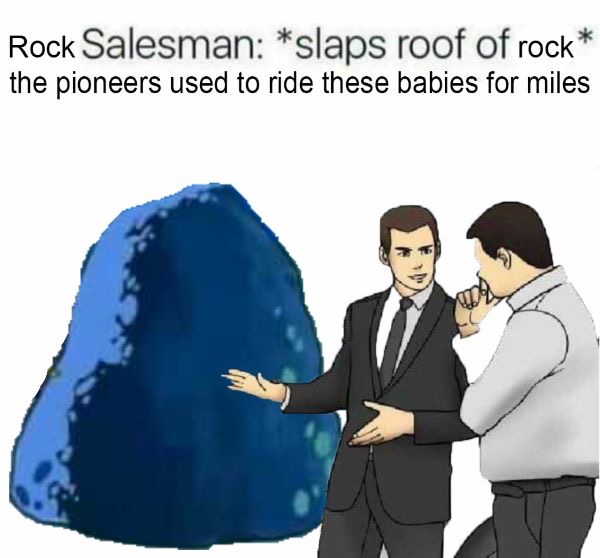its not just a boulder