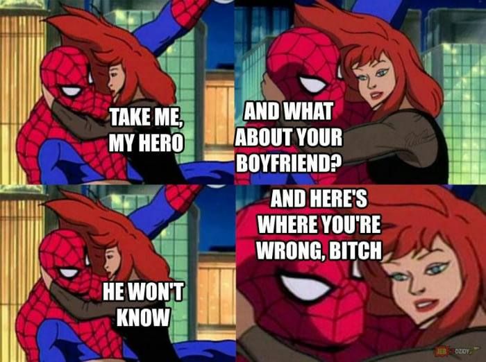 Spider-Man isn't playing any games.