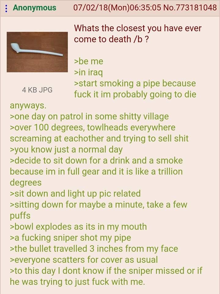 Anon is smoking