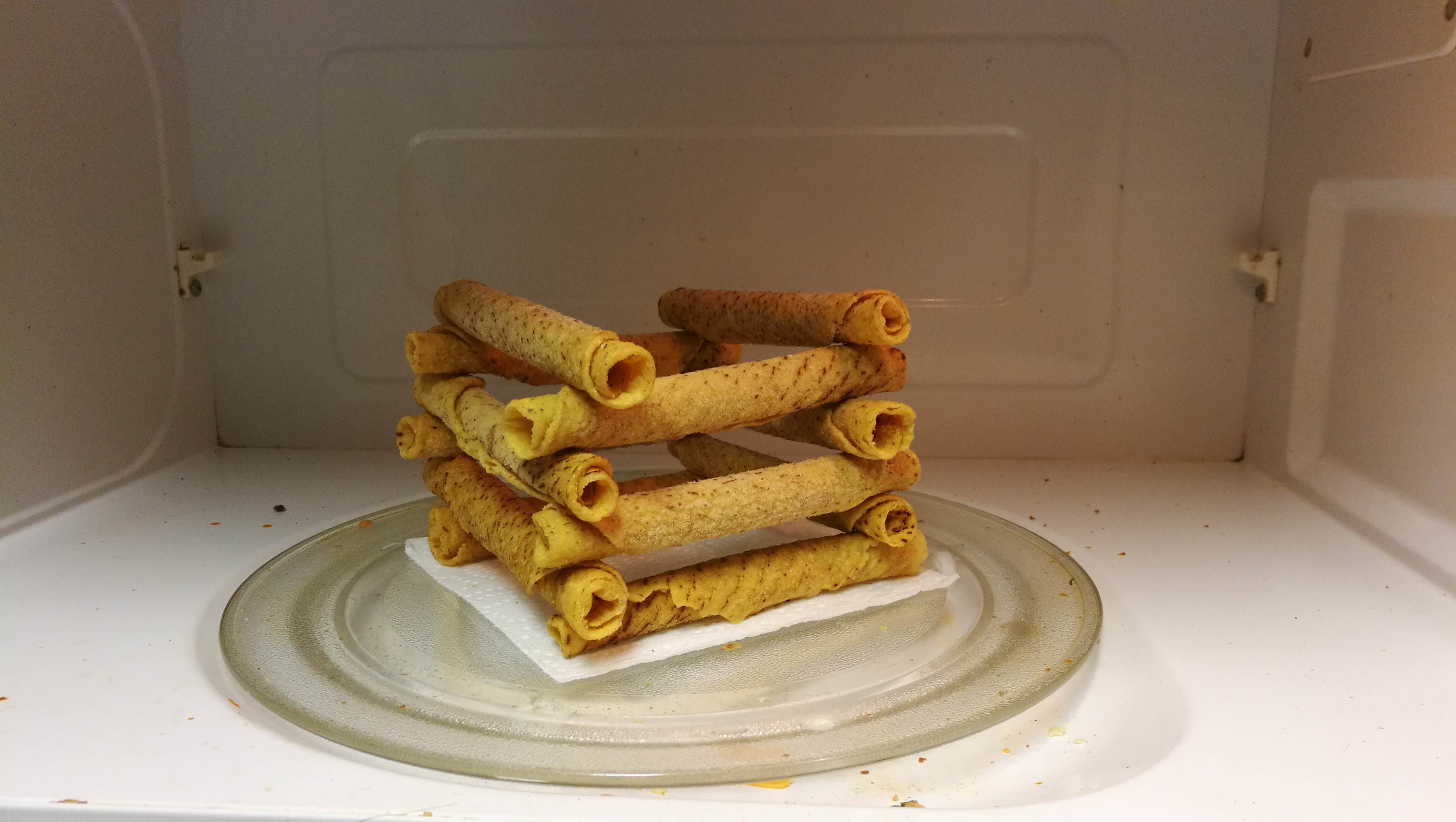 The right way to microwave taquitos