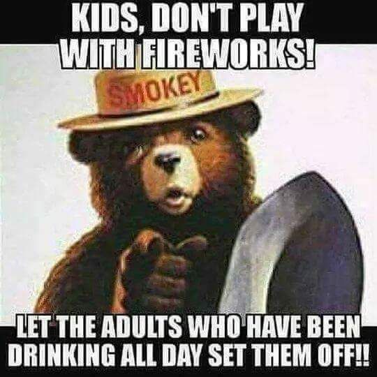 Remember Kids on this Fourth of July