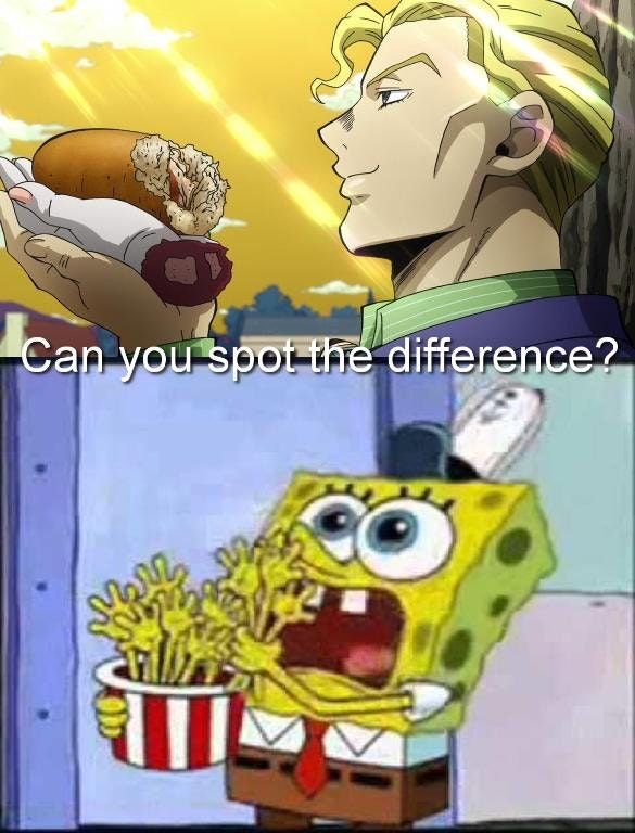 Spongeboy even has a stand of his own