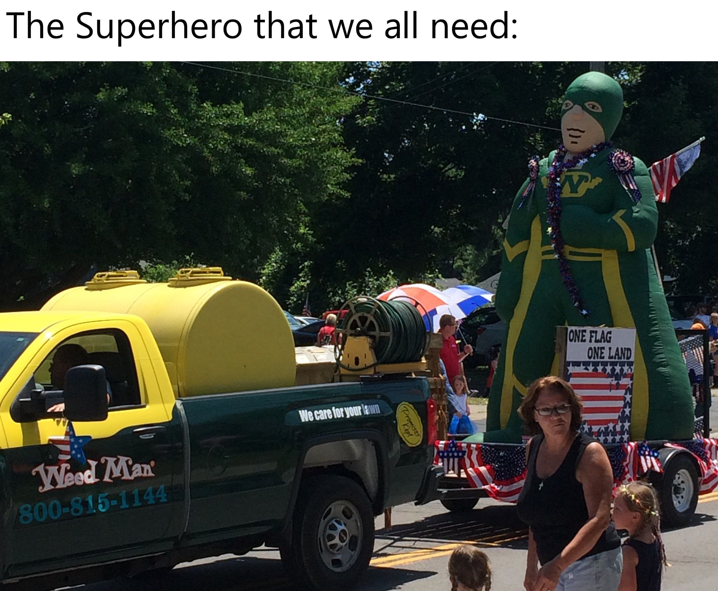Seen at local 4th of July Parade