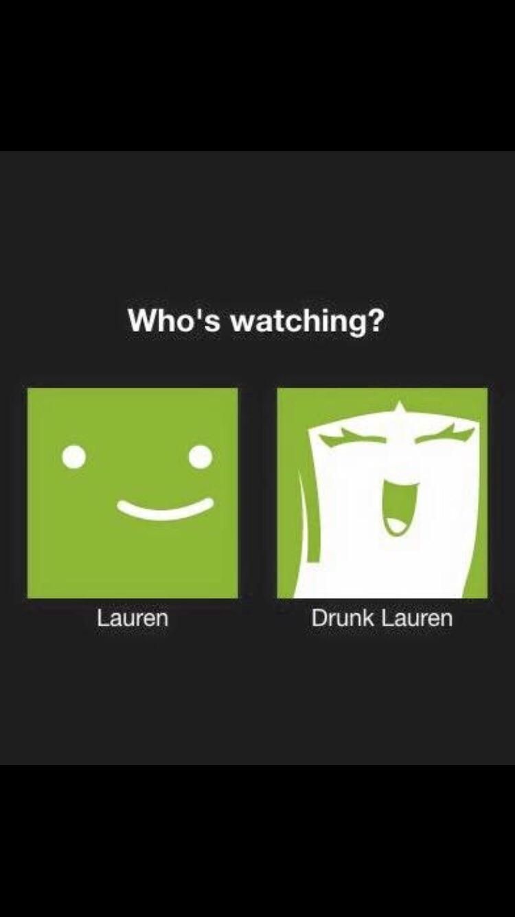 When you and your drinks share an Netflix account
