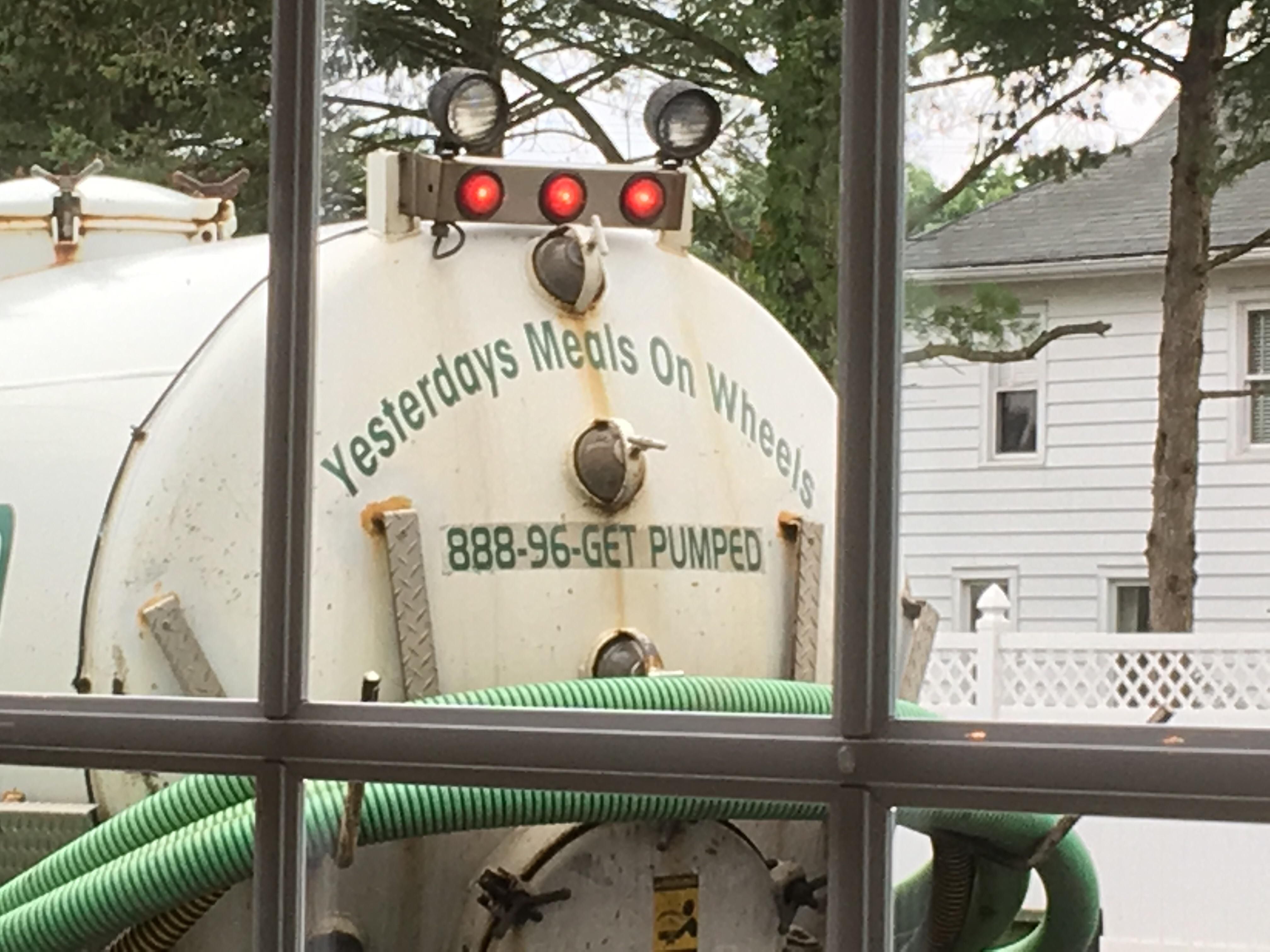 My local septic service has a sense of humor...