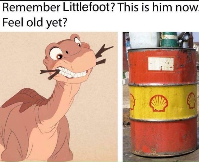 Yes, I feel old