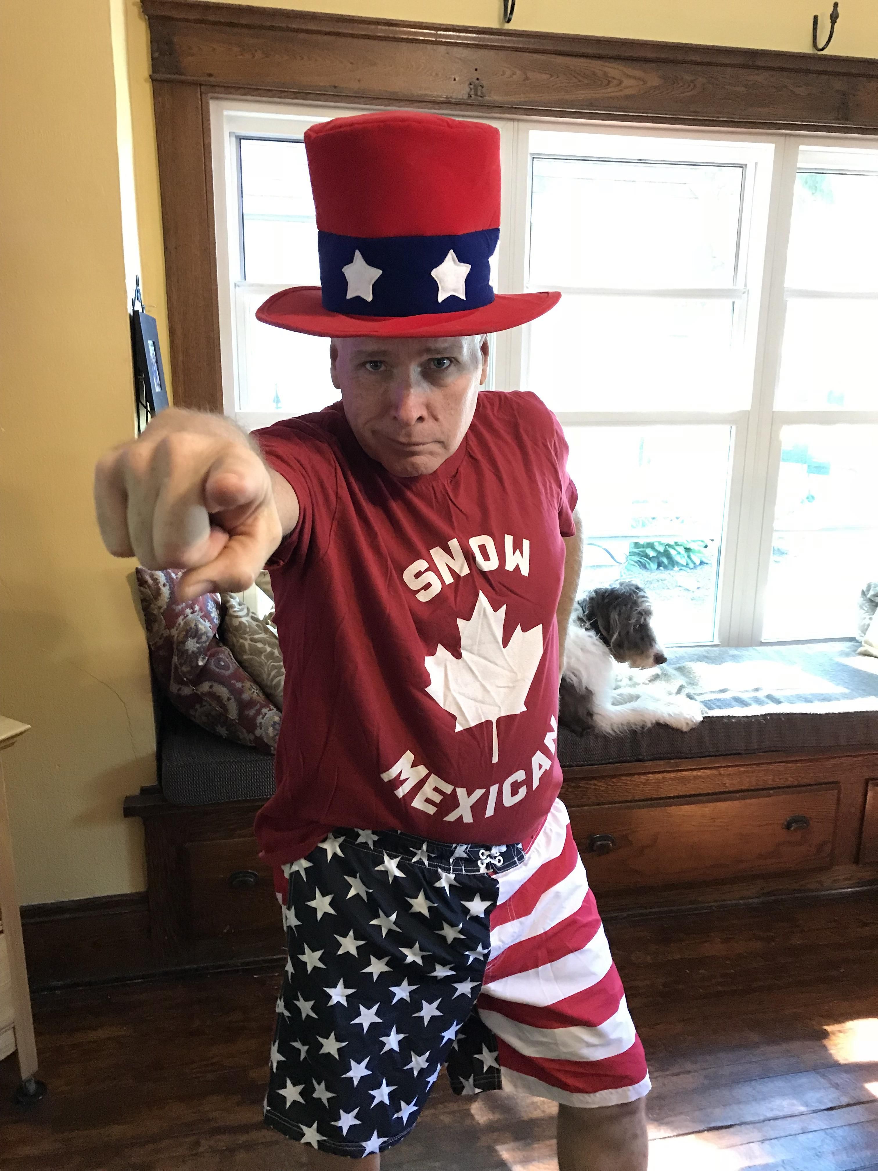My Dad is a Canadian expat. Today he’s throwing his first 4th of July party as an American citizen.