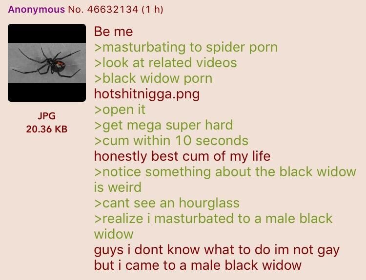 Anon faps