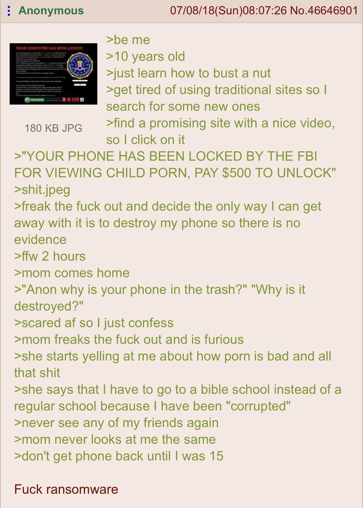 Anon gets chucked by one of us