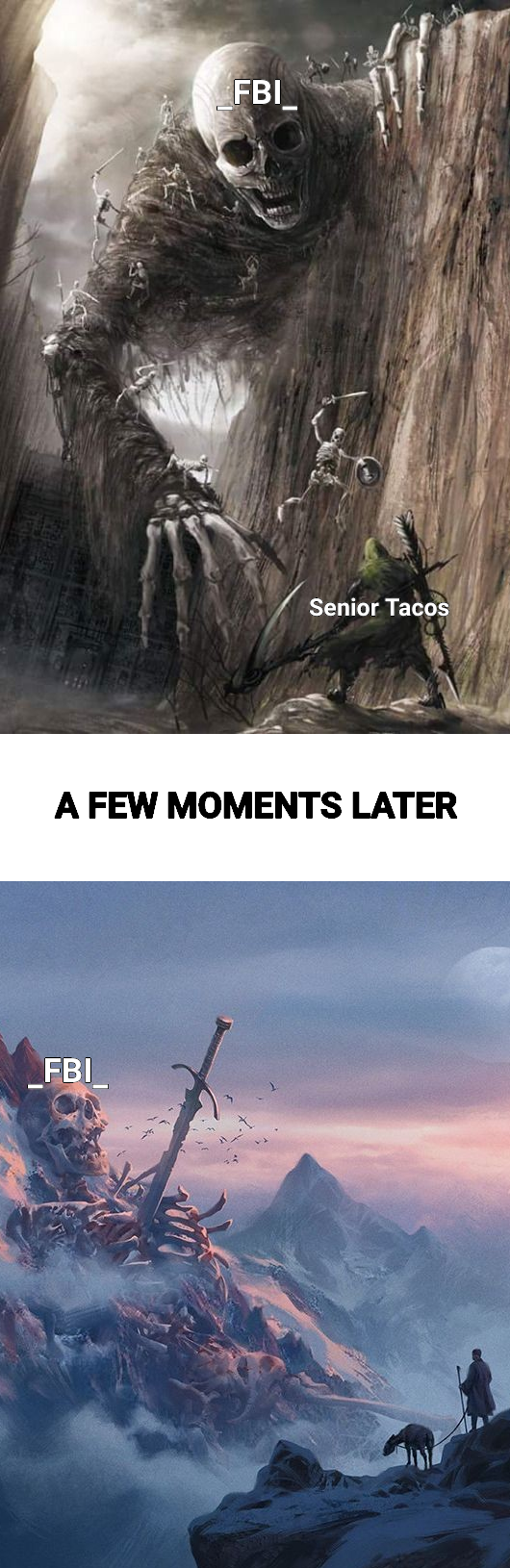 Never fucc with Senior Tacc