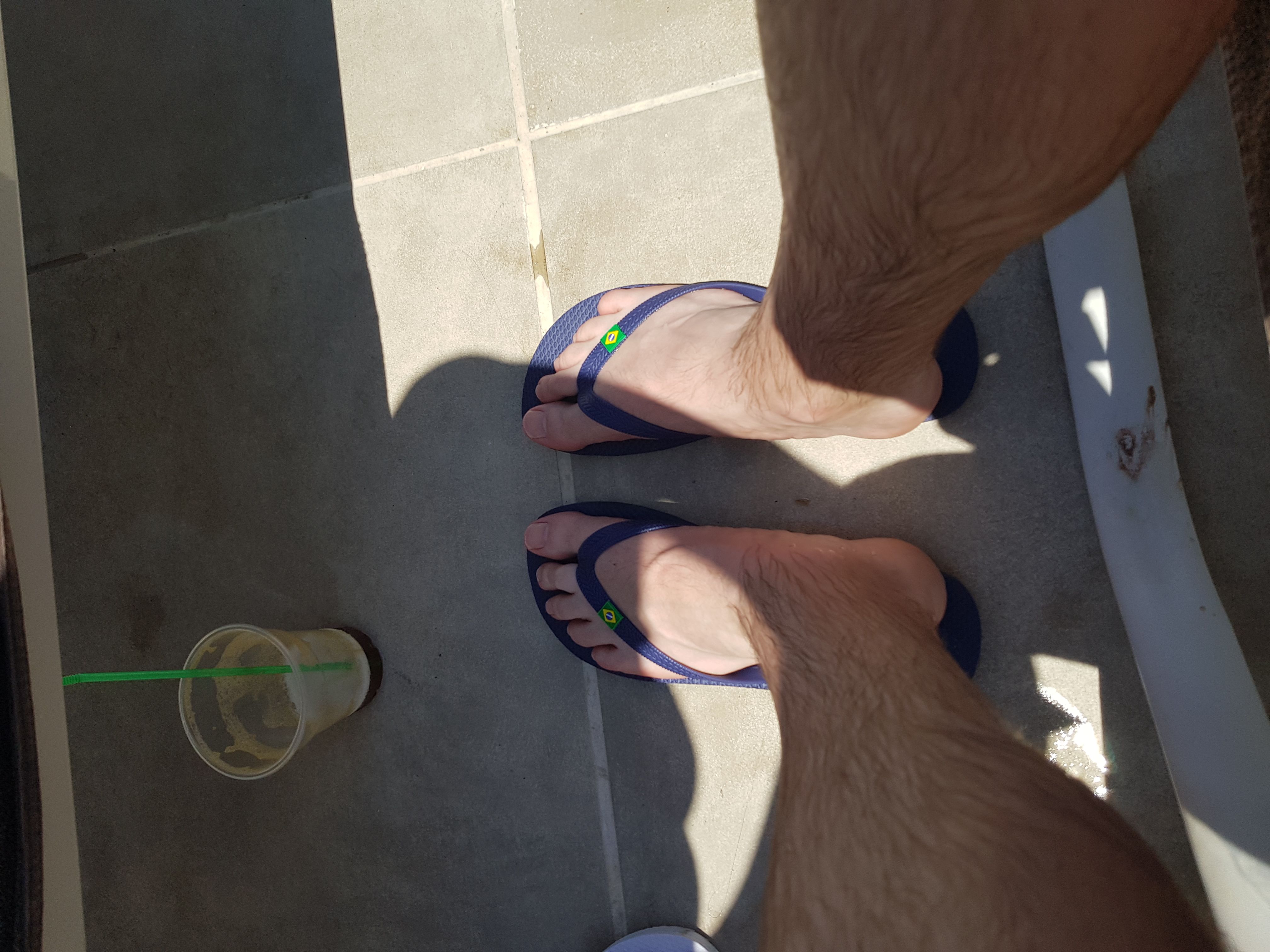 Me as a Belgian, stepping on Brasilian souls (late, don't care)