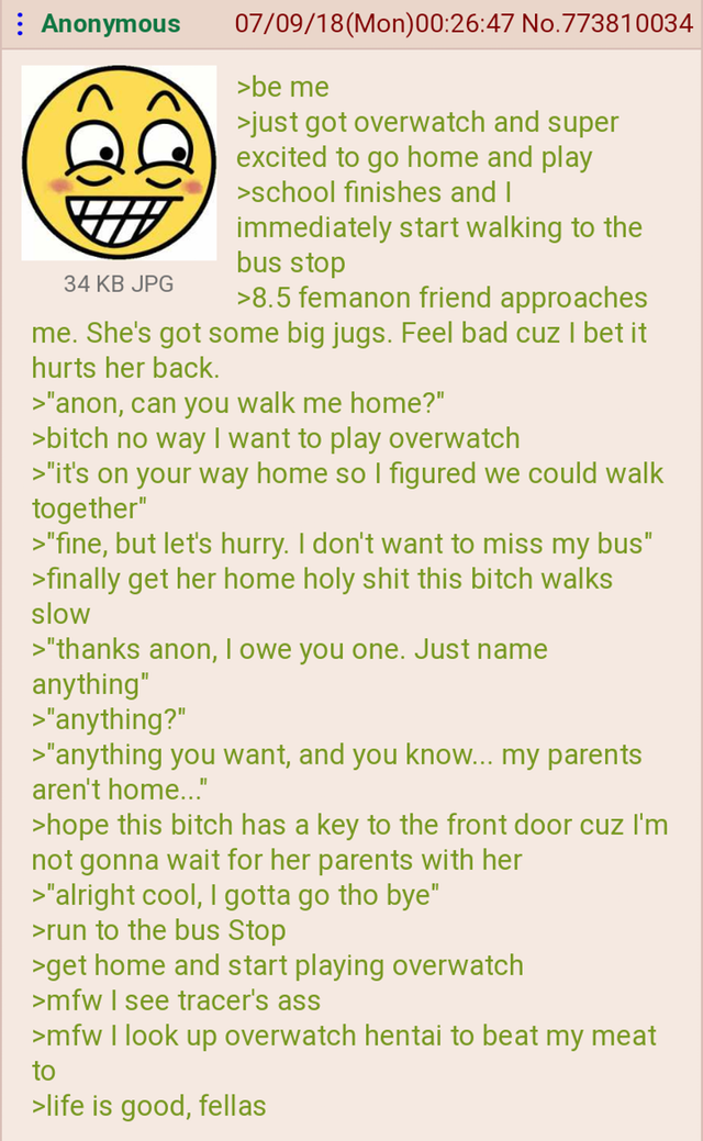 Anon gets Overwatch