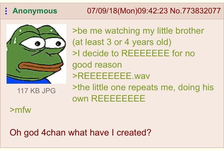 Anon creates a monster