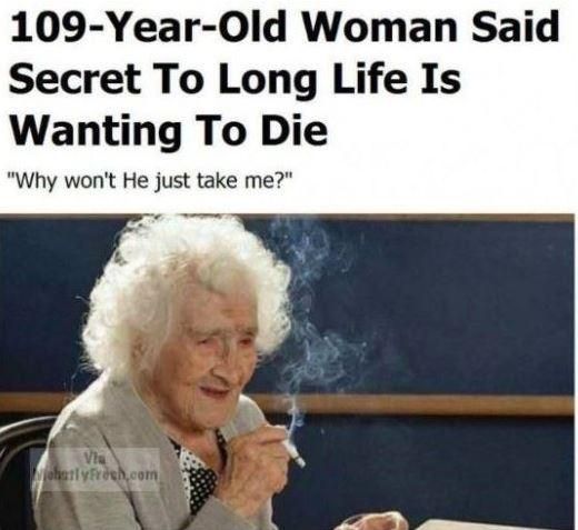 The secret to long life