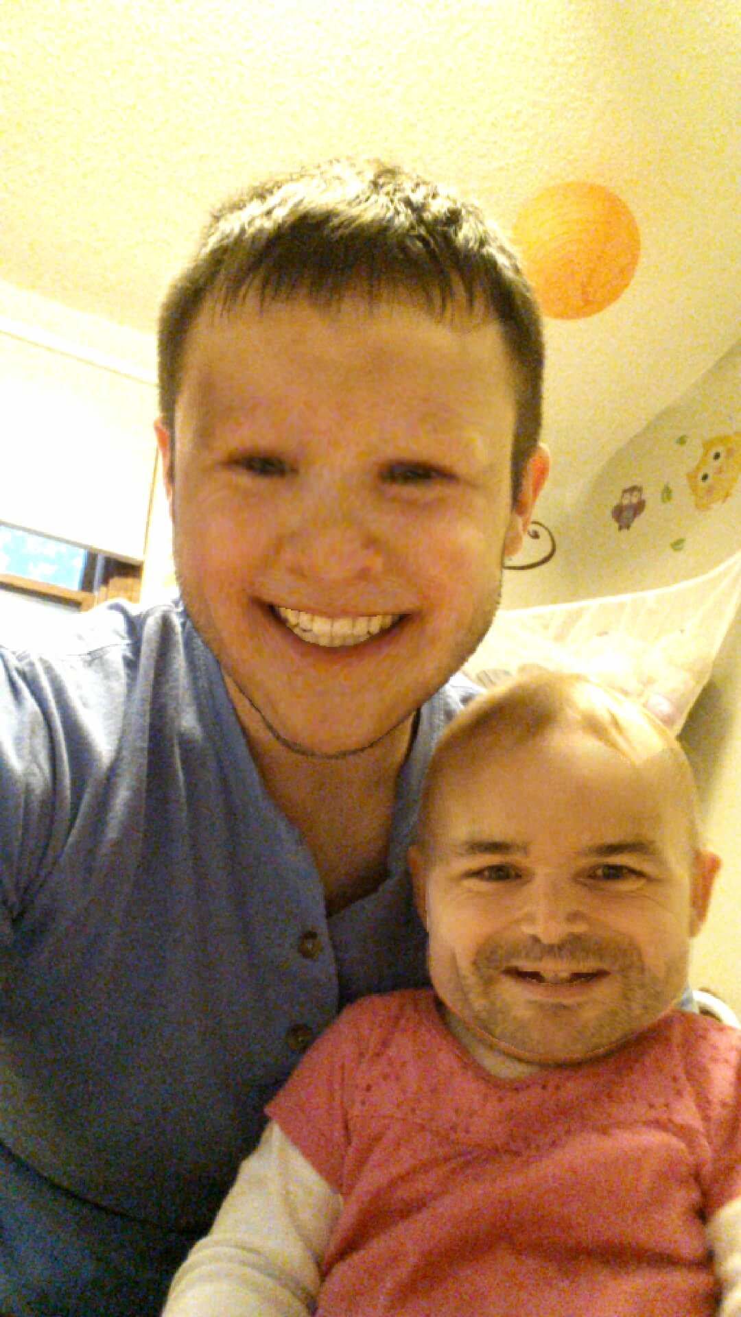 Face swapped with my 2 year old. Just because we can do a thing doesn't mean we should :P