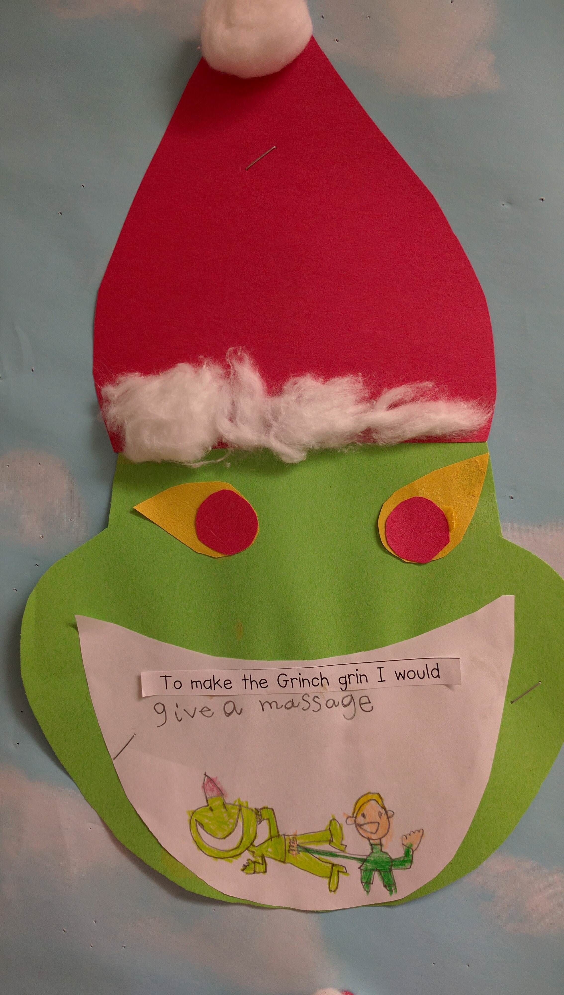 To make the Grinch happy I would...