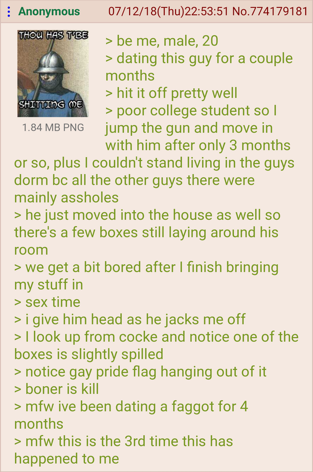 Anon is gay