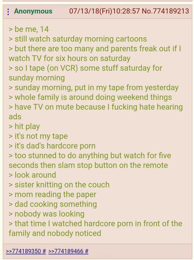 Anon watches cartoons