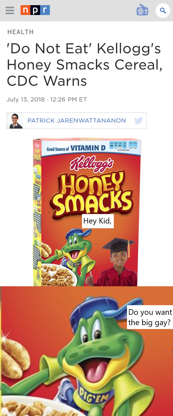 Who the heck even ate Honey Smacks in the first place