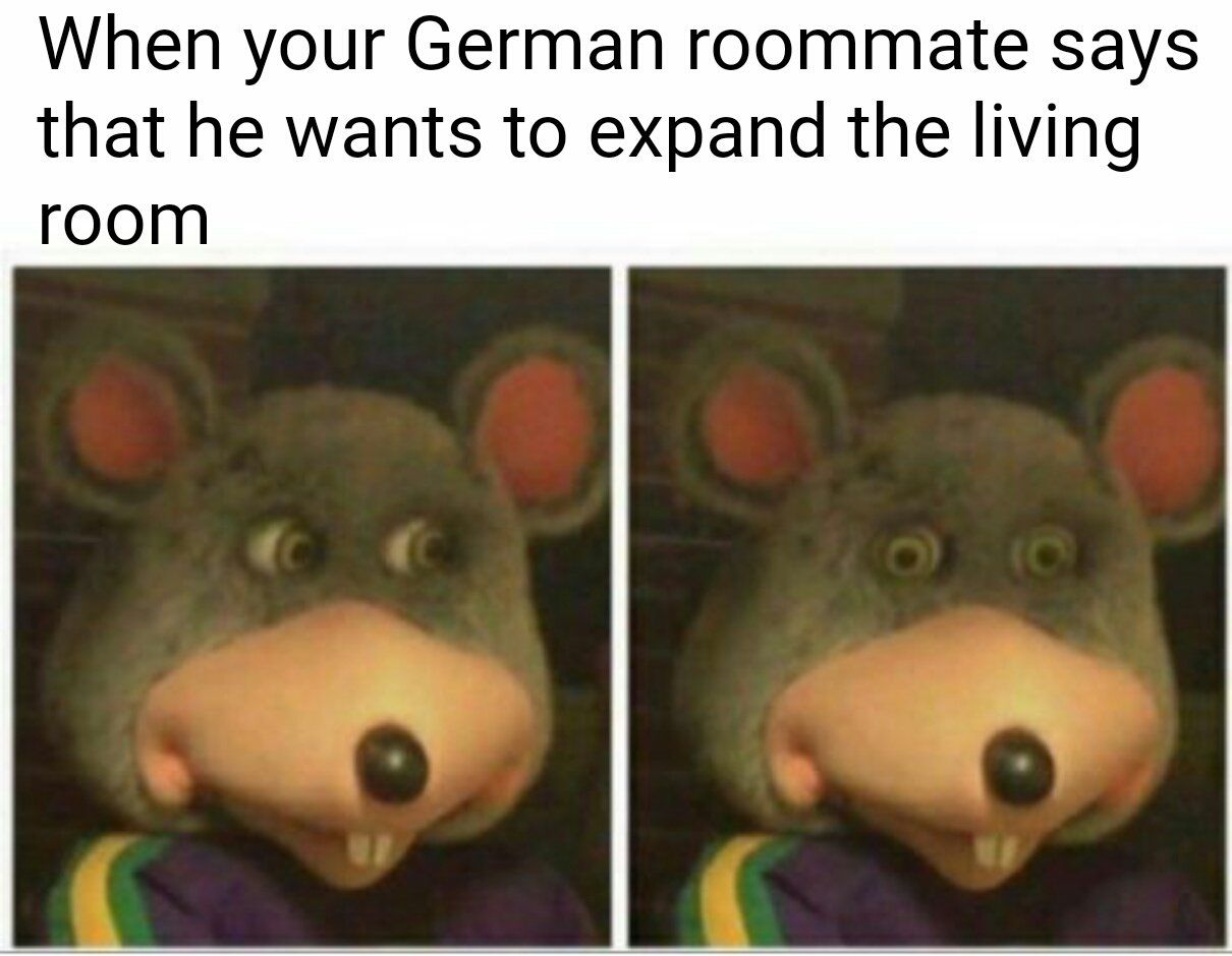 [Audible Sweating] haha yes, Lebensraum.