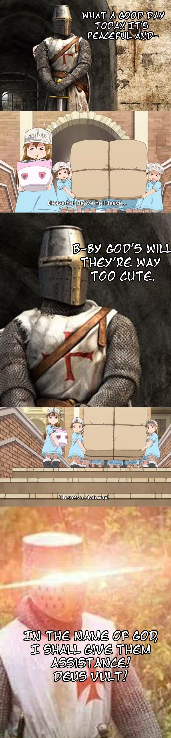 Ah, the righteousness of a Templar
