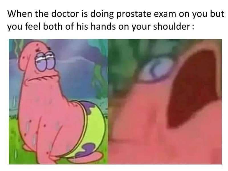 This is not a prostate exam, this is ANAL SEX