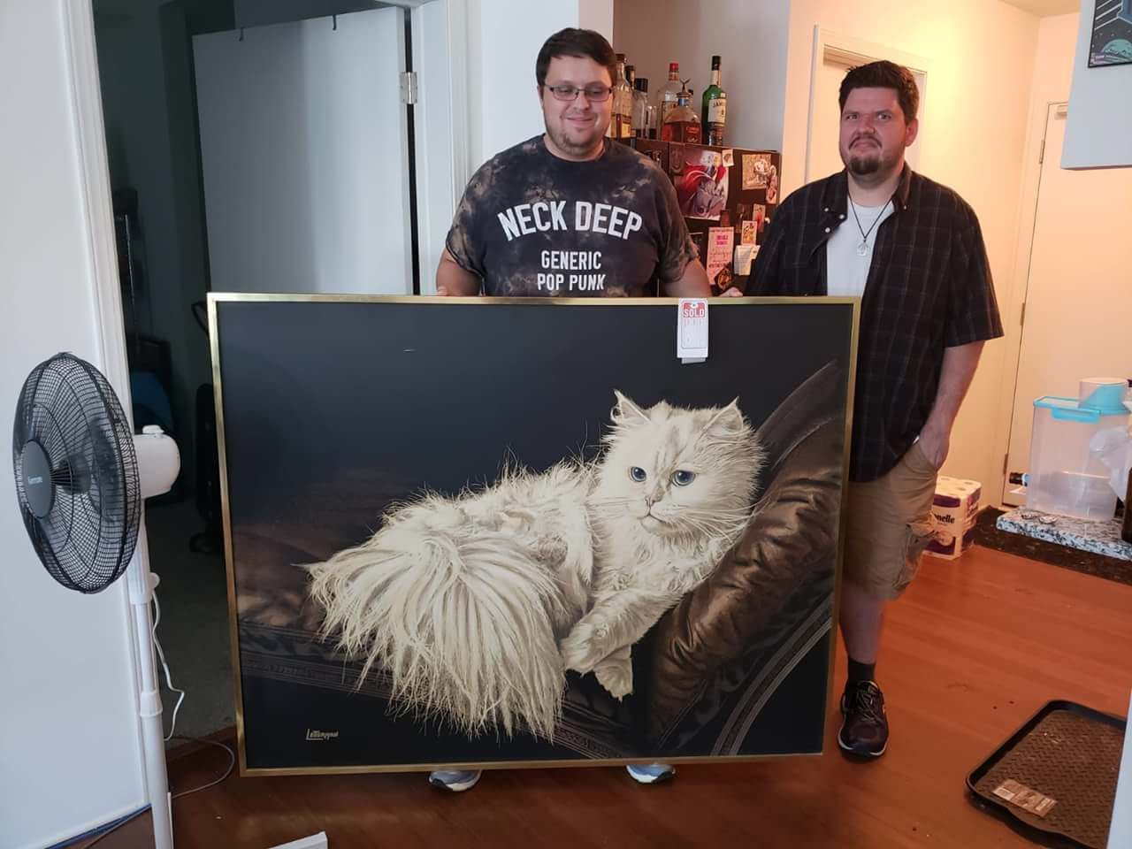 My friend bought this painting at a thrift store.