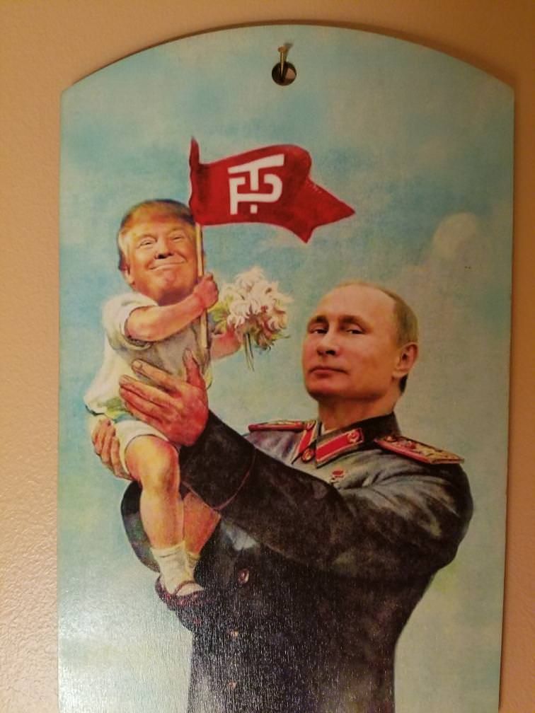 My brother bought this in Moscow last week...