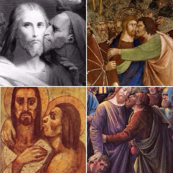 Judas' greatest crime was not respecting personal space.