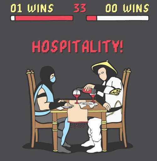 Finish Him! Grandmother style...