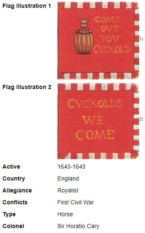 Actual Battle Flag from the English Civil War