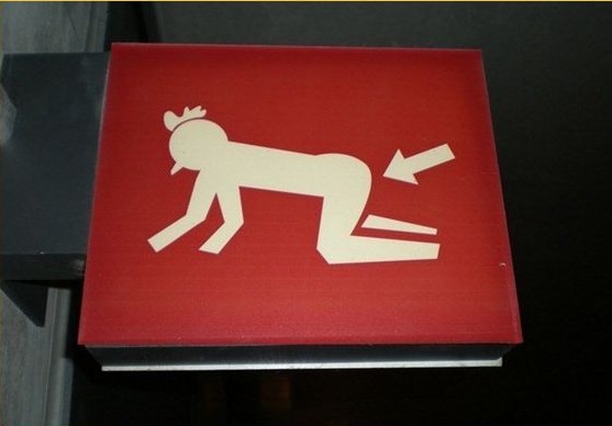 Ok, what is this sign trying to tell me o.O?