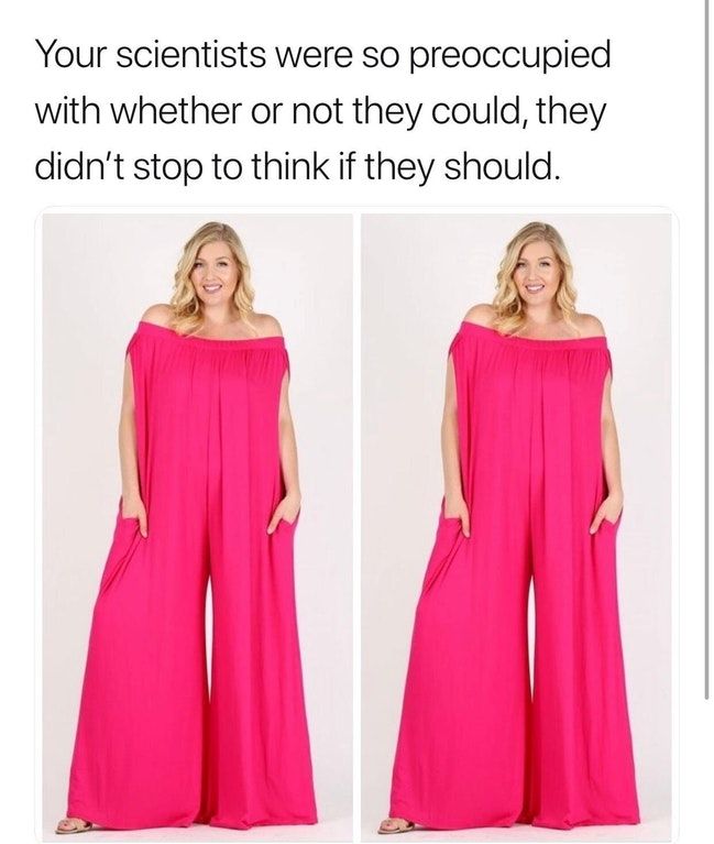 Imagine if those were cargo pants