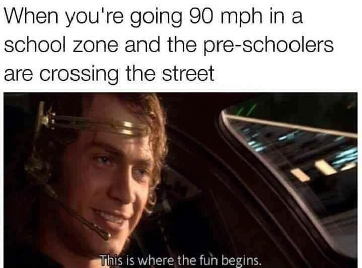 Gotta go fast