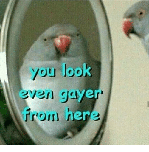 every morning when i look in the mirror