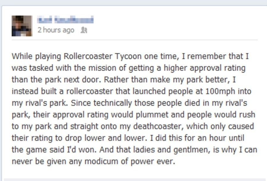 Rollercoaster Tycoon was a great game, now I'm sad.
