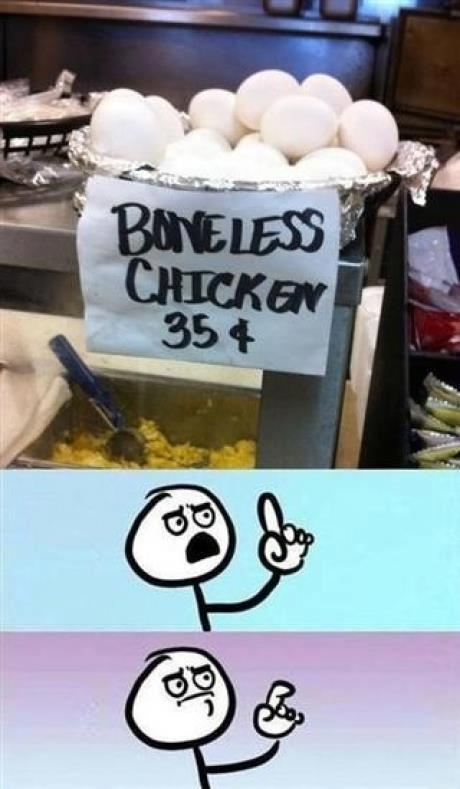 Boneless Chicken.