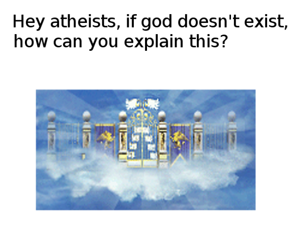 Christians 1 - Atheists 0