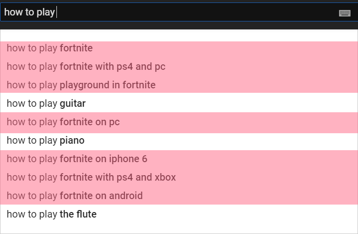 Fortnite is an instrument