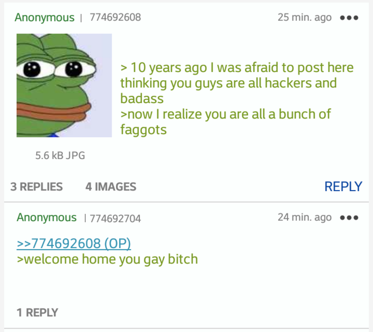 Anon gets welcomed with open arms