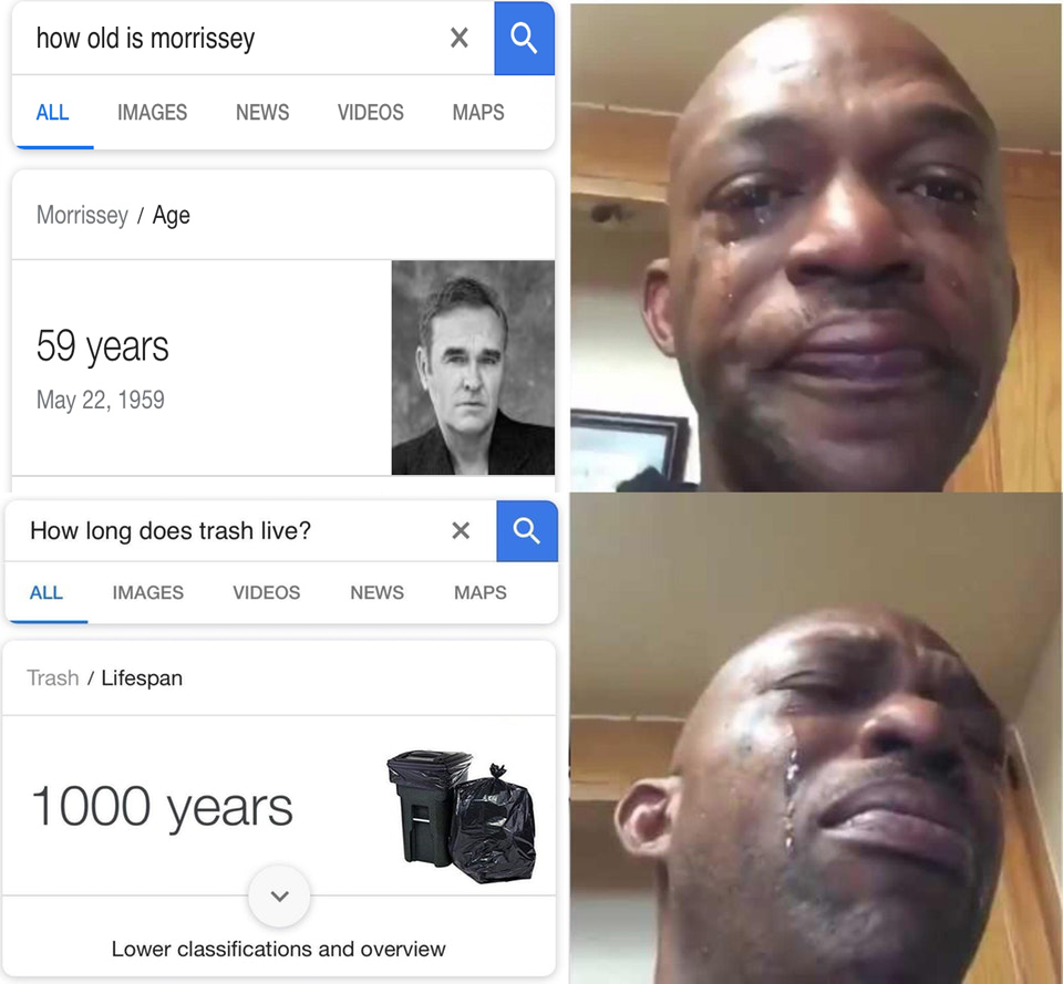 Morrisey should only sing and never speak