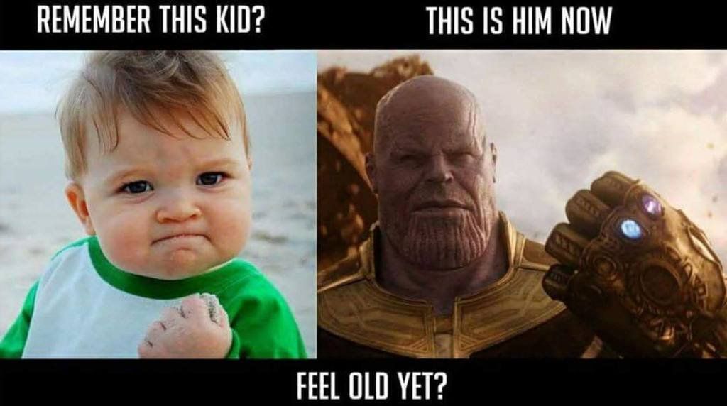 Found an old image of Thanos. Can you believe it?