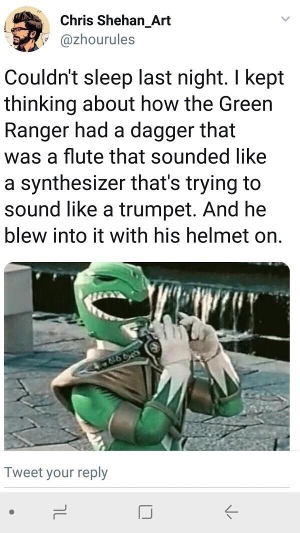 And I just like the color green