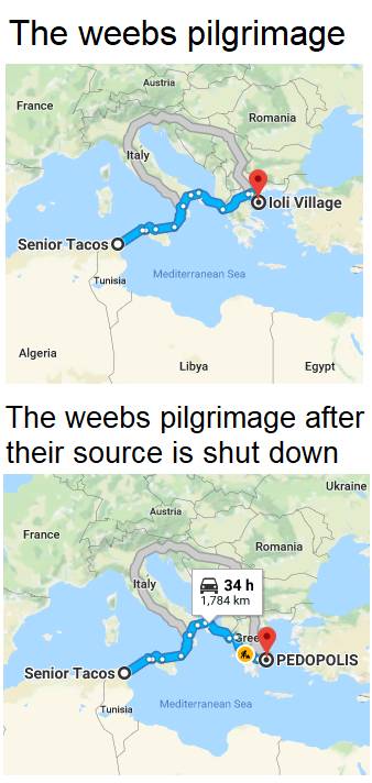 Just saying, They're not that far apart